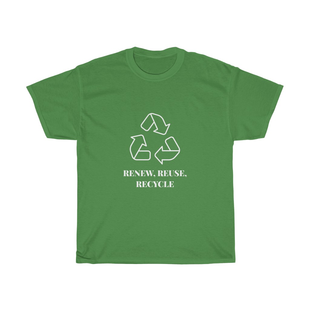 Renew Reuse Recycle Unisex Tshirt - Busy Life Healthy Wife