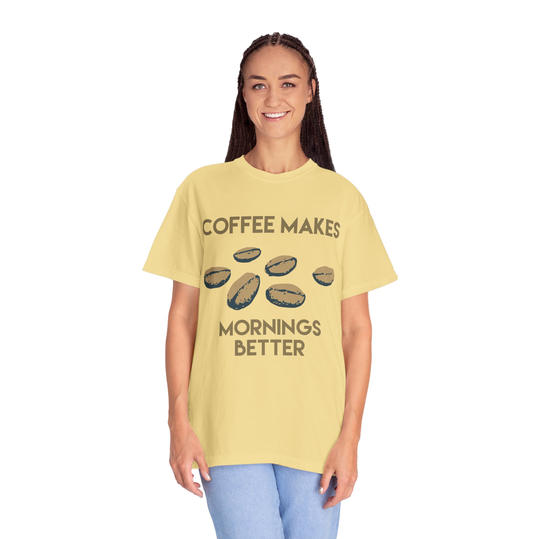 Coffee Makes Mornings Better Graphic Tee - Image 20