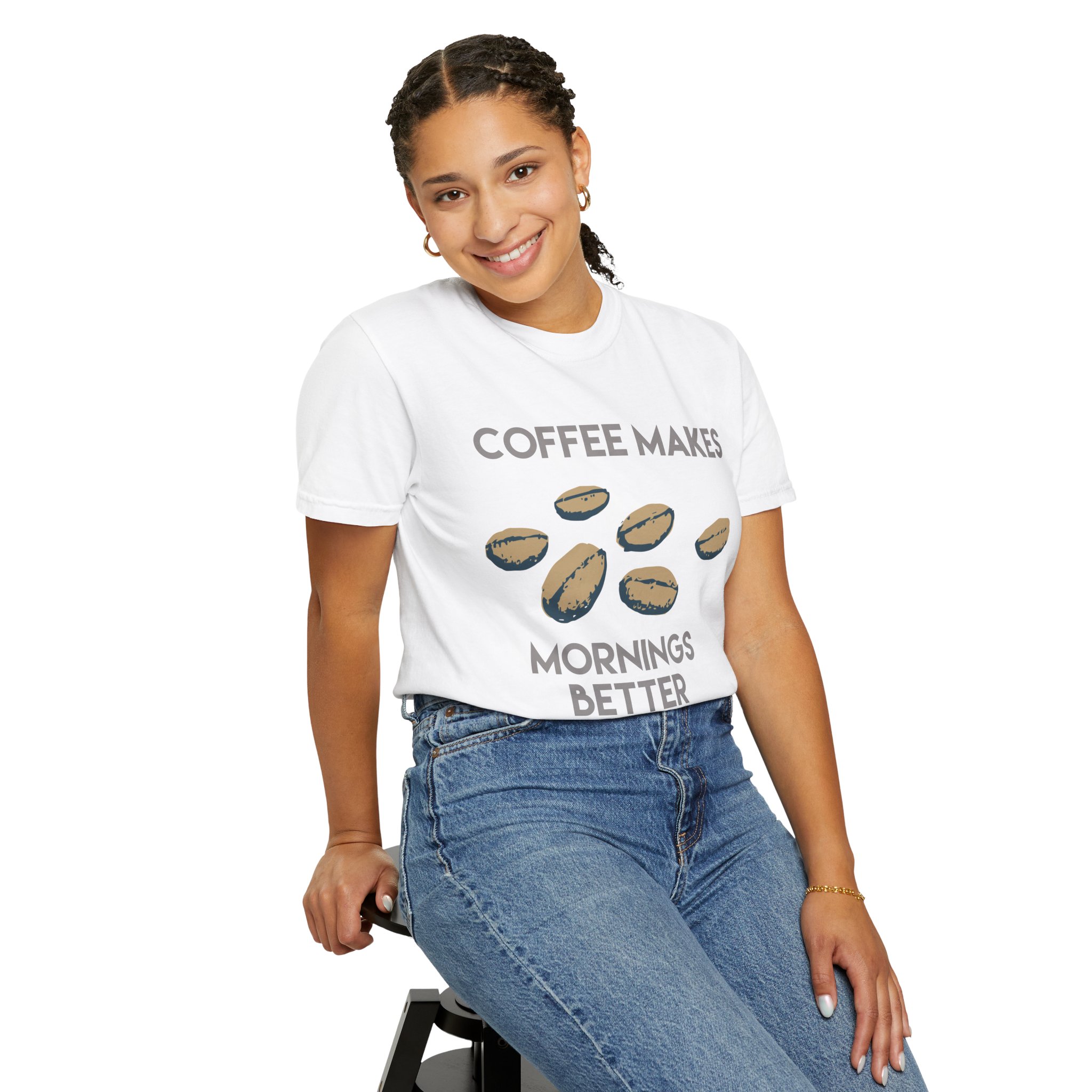 Coffee Makes Mornings Better Graphic Tee - Image 8