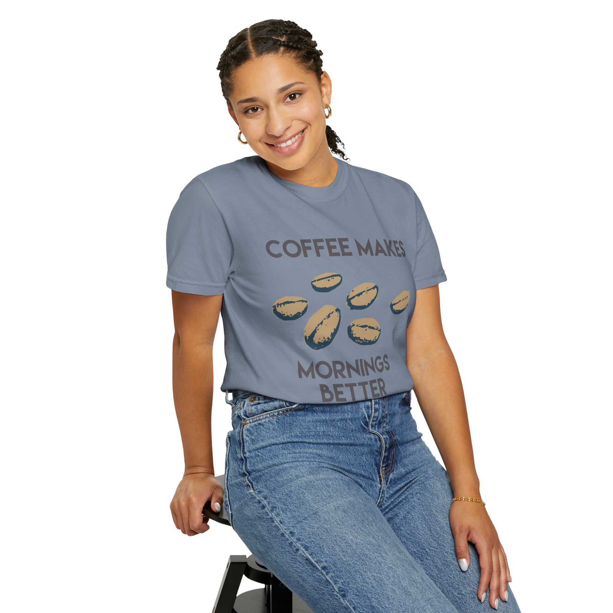 Coffee Makes Mornings Better Graphic Tee - Image 4