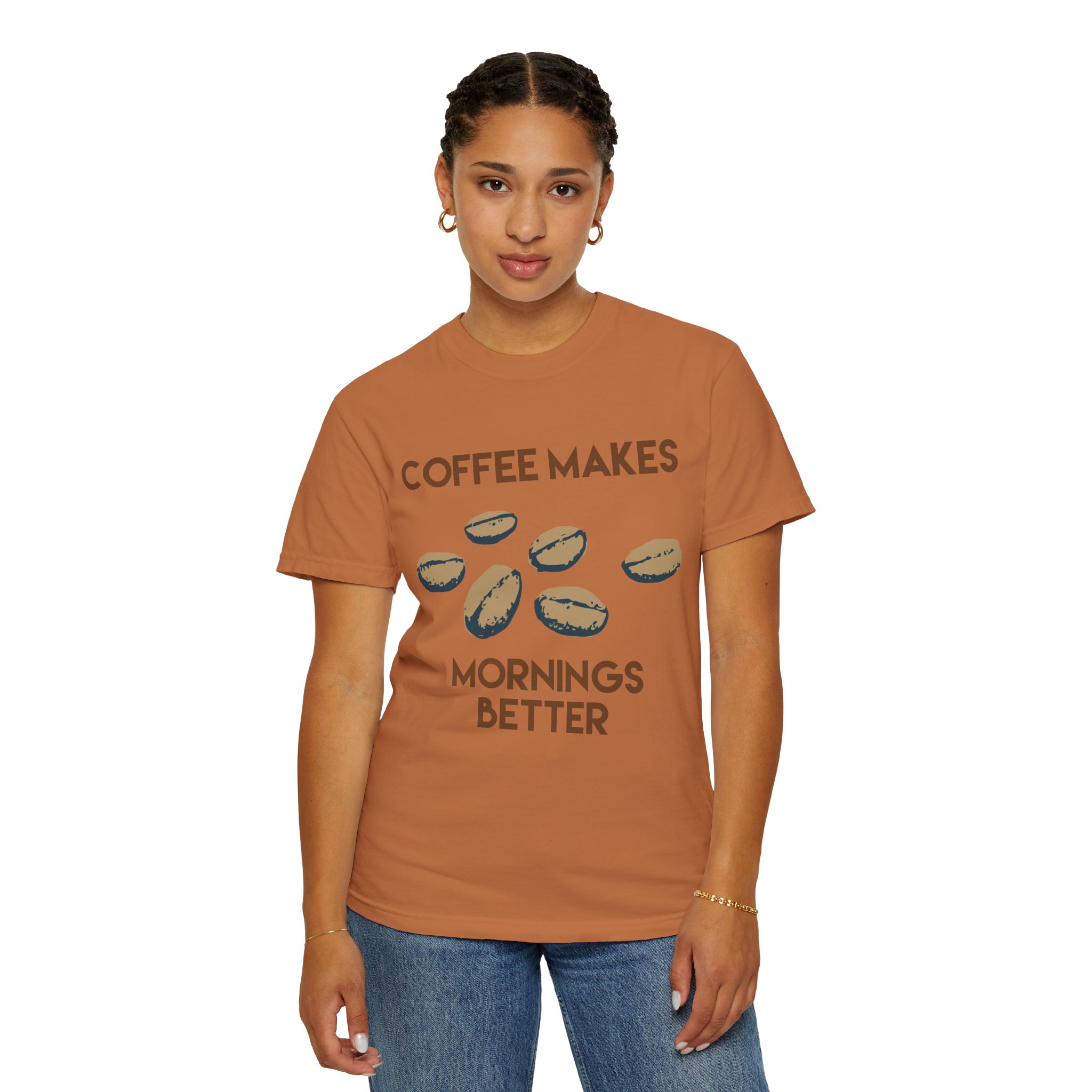 Coffee Makes Mornings Better Graphic Tee - Image 16